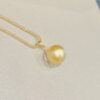 12mm Golden South Sea Pearl Pendant