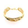 24K Gold Enamel Bangle