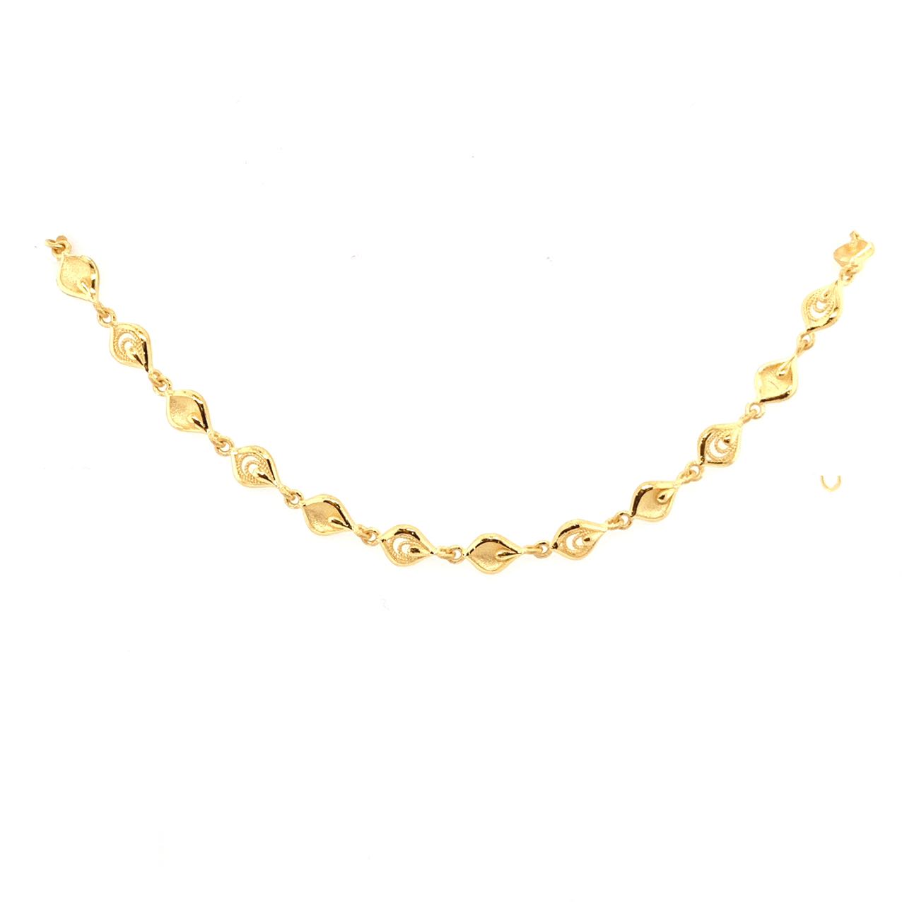 24K Gold Bracelet Martha Jewellery