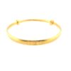 24K Gold Ancient Design Bangle