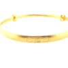 24K Gold Ancient Design Bangle
