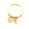 24K Gold Enamel Baby Bangle