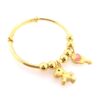 24K Gold Enamel Baby Bangle