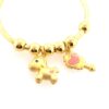 24K Gold Enamel Baby Bangle