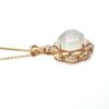 18K Gold Jadite Pendant