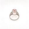 18K Rose Gold 6.56ct Moganite Ring