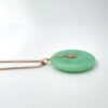18K金翡翠吊坠