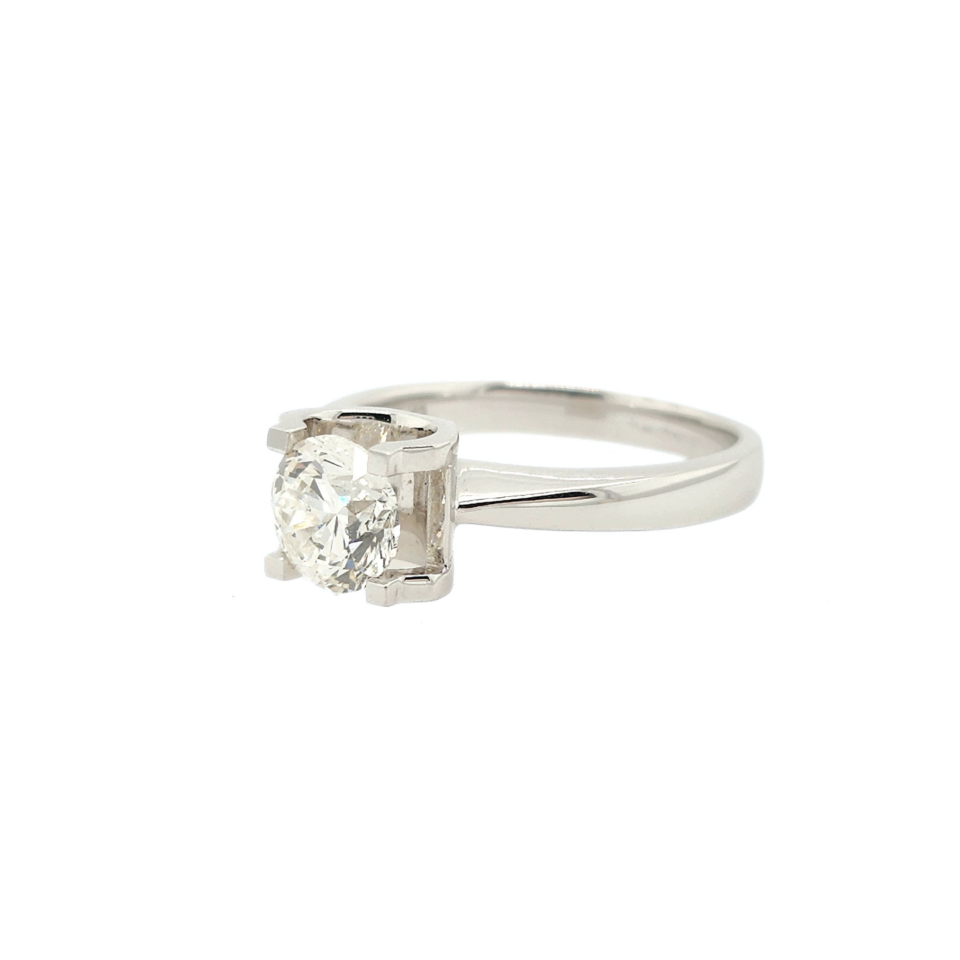 18K White Gold 1ct Diamond Ring