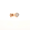 18K Rose Gold Diamond Earrings