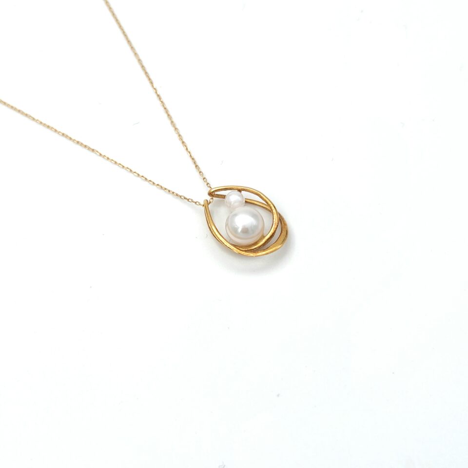 18K Gold Akoya Necklace