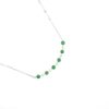18K White Gold Jadite Necklace