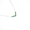 18K白金翡翠项链