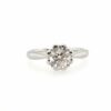 18K White Gold 0.8ct Diamond Ring