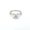 18K White Gold 1.087ct Diamond Ring