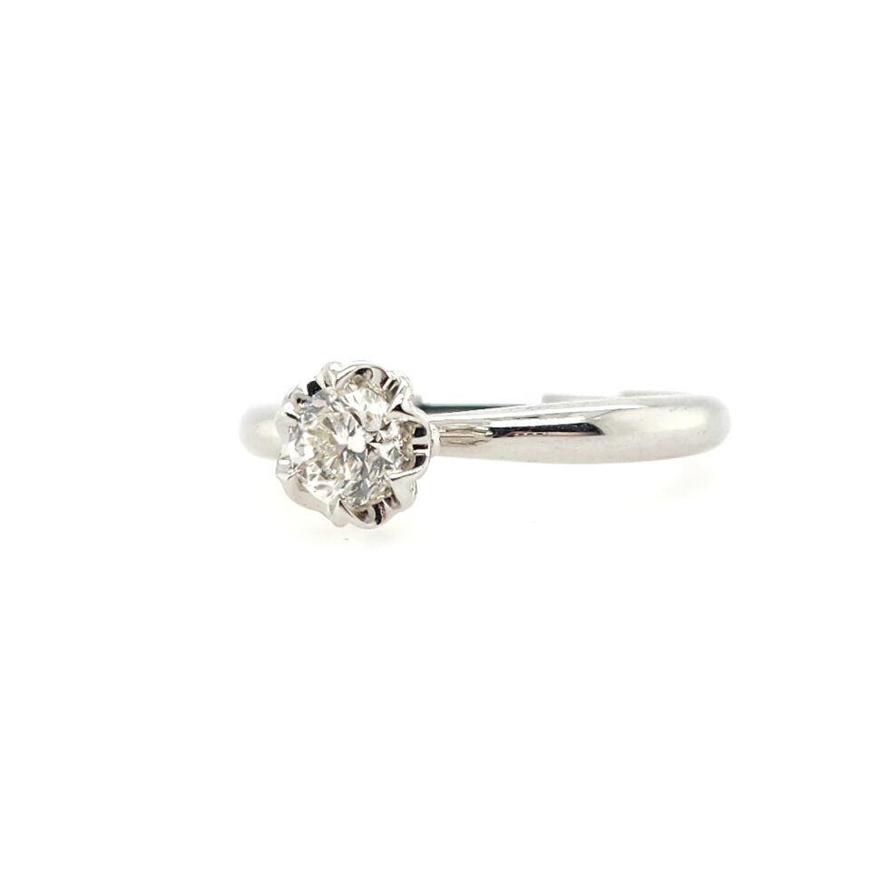 18K White Gold 0.5ct Diamond Ring