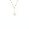 18K Gold Akoya Pearl Necklace