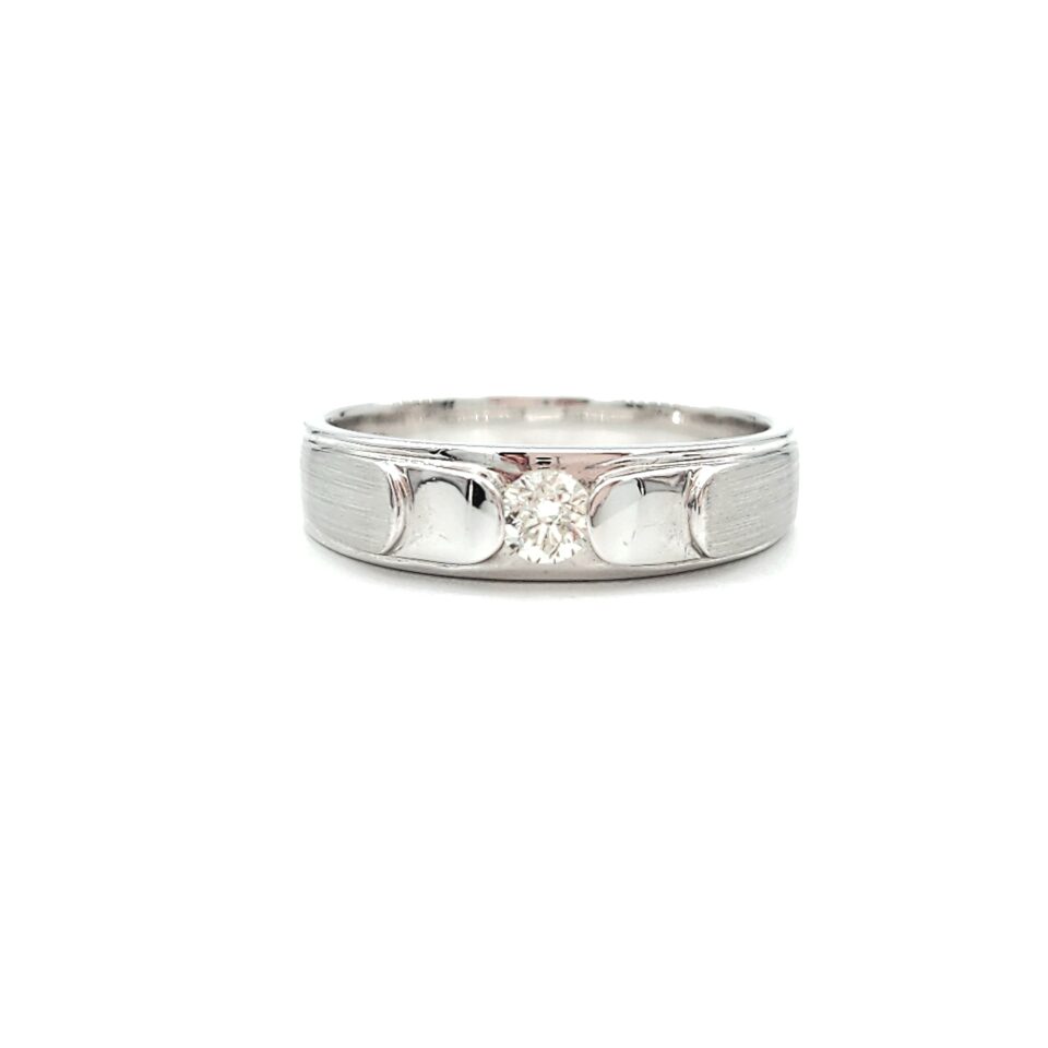 18K White Gold 0.15ct Diamond Ring