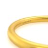 24K Gold Enamel Craft Bangle 41.5g