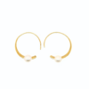 18K Gold Akoya Pearl Earrings