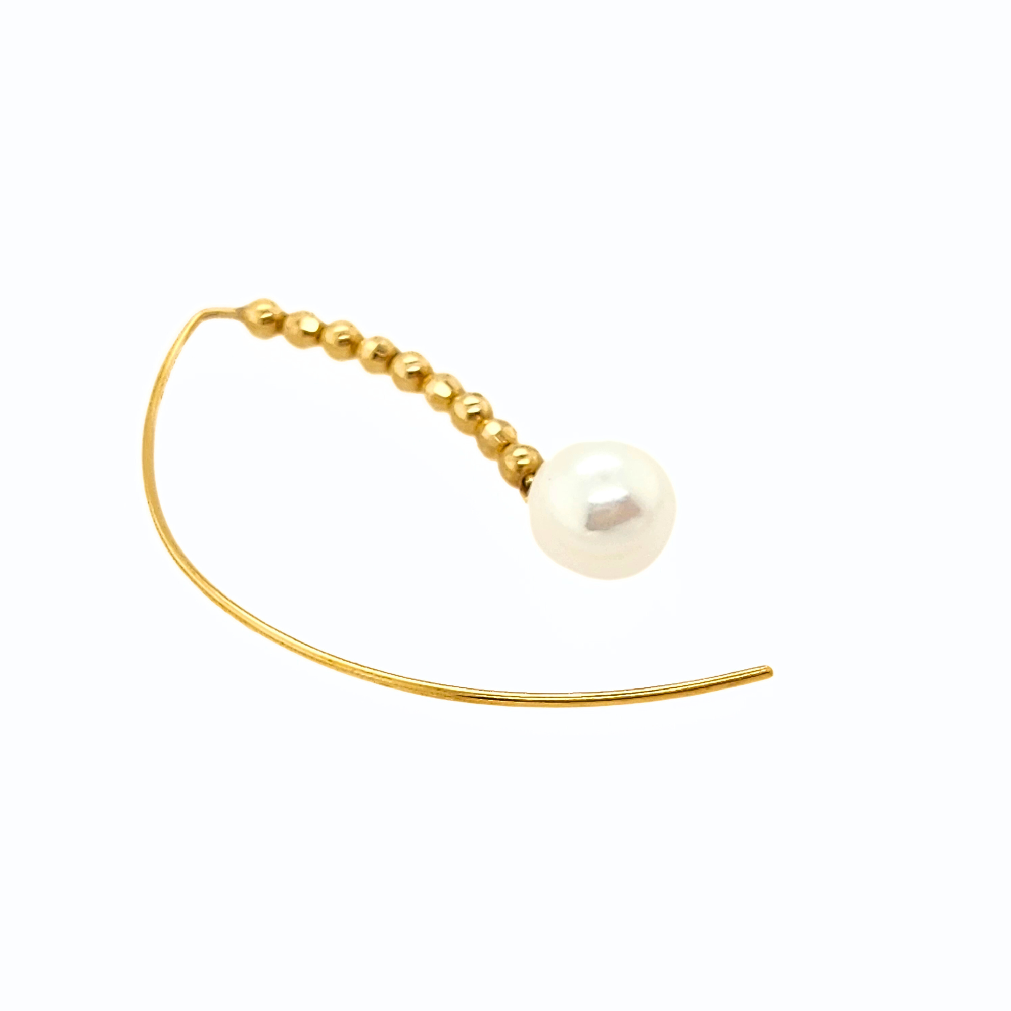 18K Gold Akoya Pearl Earrings