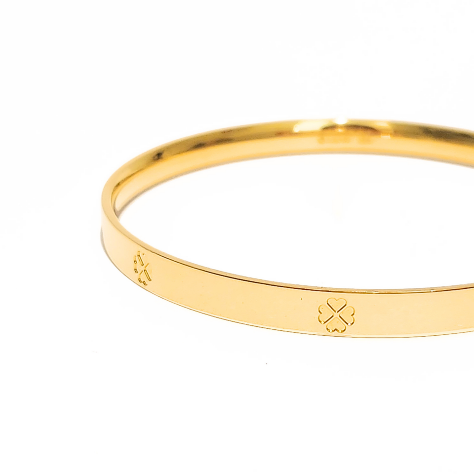 24K Gold 5G Design Bangle