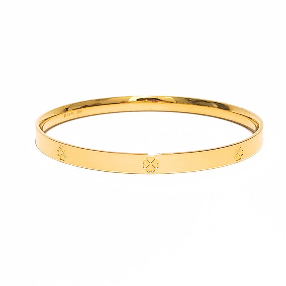 24K Gold 5G Design Bangle