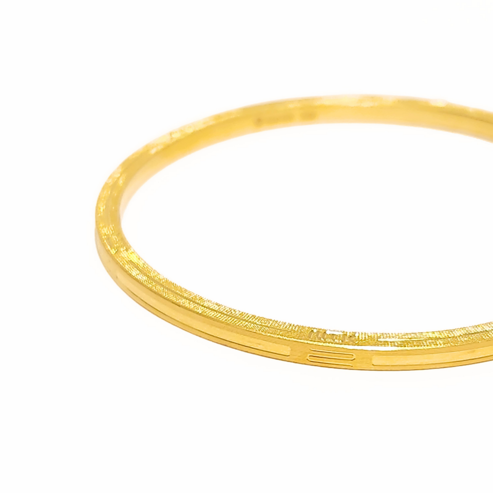24K Gold 5G Design Bangle