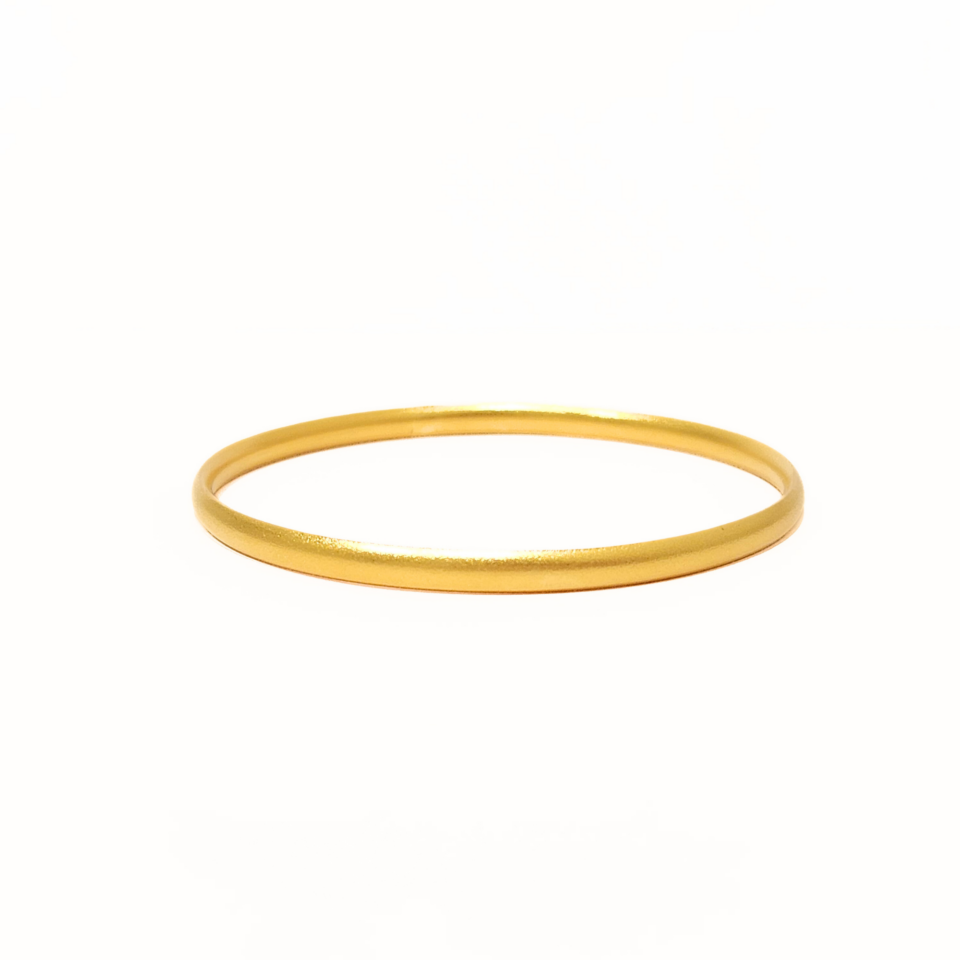 24K Gold Ancient Design Bangle