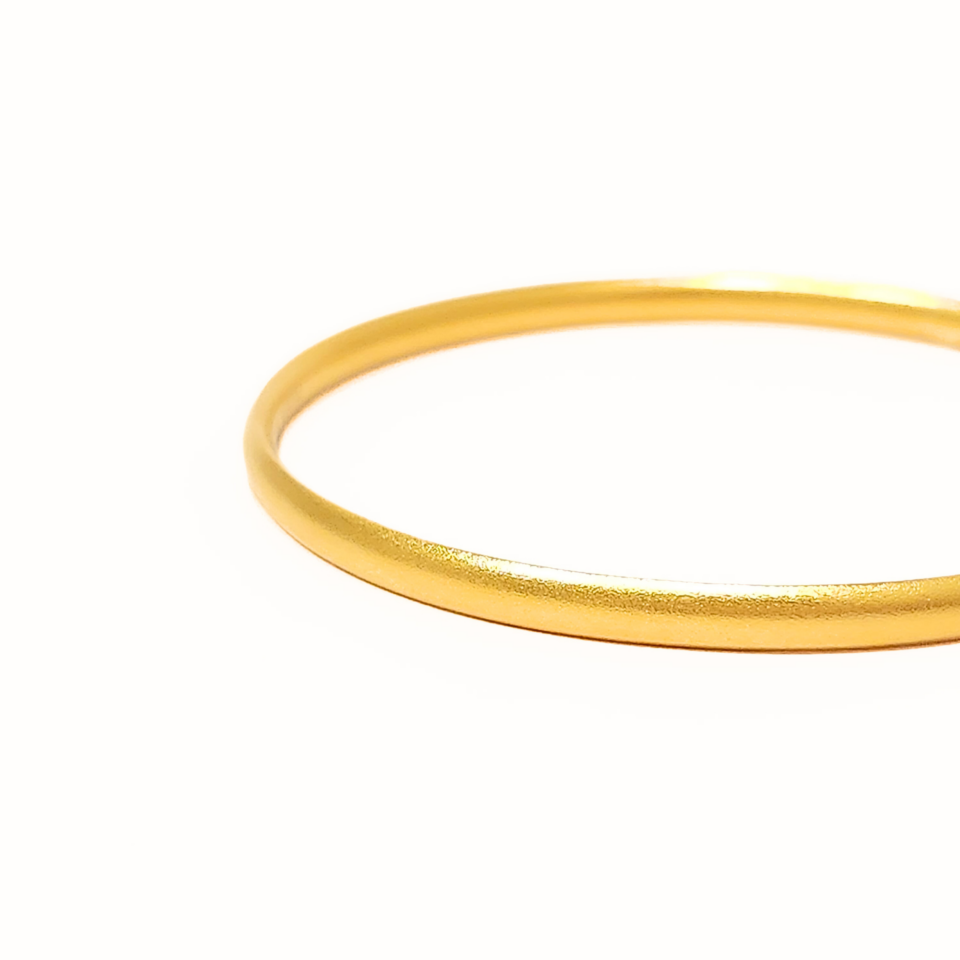 24K Gold Ancient Design Bangle