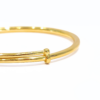 24K Gold Boutique Design Bangle 20.49g