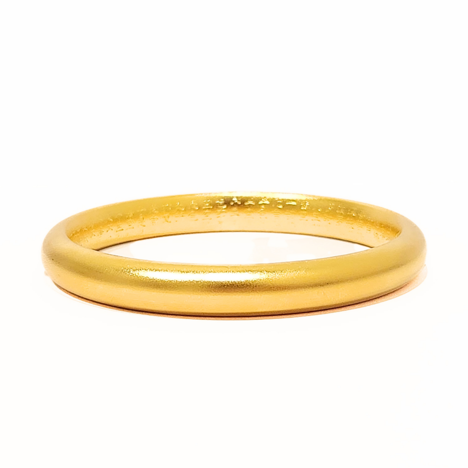 24K Gold Ancient Design Bangle
