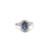 18K White Gold Sapphire Ring 1.35ct