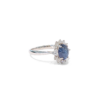18K White Gold Sapphire Ring 1.35ct