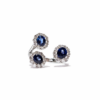 18K White Gold Sapphire Ring 1.49ct