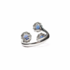 18K White Gold Sapphire Ring 1.49ct