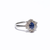 18K White Gold Sapphire Ring 0.7ct
