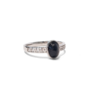 18K White Gold Sapphire Ring 1.3ct