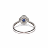 18K White Gold Sapphire Ring 0.7ct