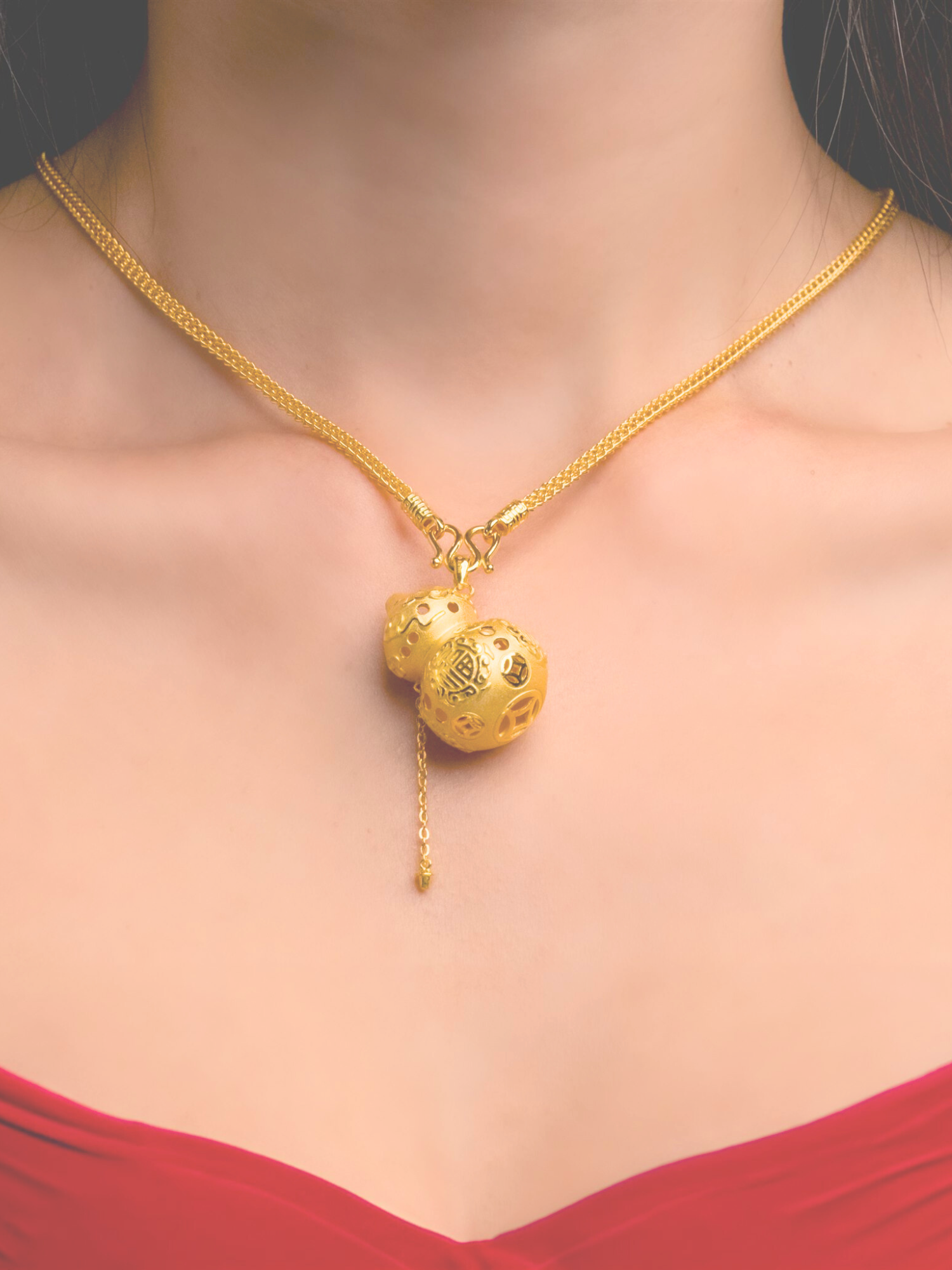 Martha Jewellery 24K Gold Necklace