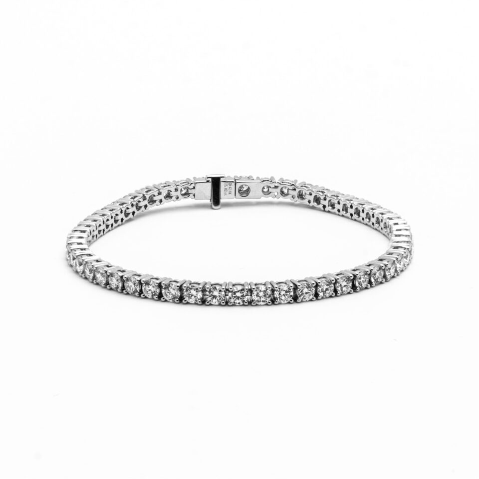 1.07ct 18K White Gold Diamond Tennis Bracelet