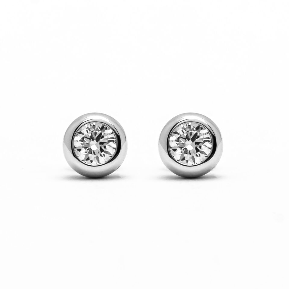 18K White Gold 0.6ct Diamond Earstuds