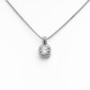 18K White Gold 2.518ct Diamond Pendant