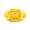 24K Gold Men's Ring