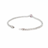 18K White Gold 1.145ct Ruby Bracelet