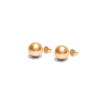 18K Gold Golden South Sea Pearl Earrings