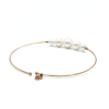 18K Yellow Gold Akoya Pearl Bangle