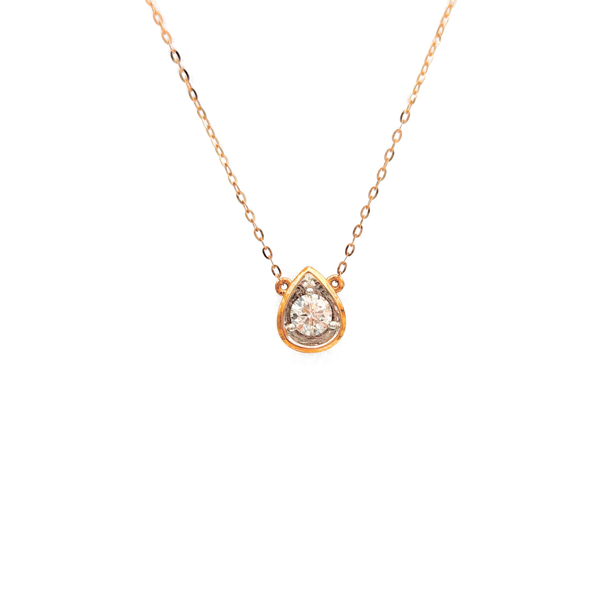 18K Gold Diamond Necklace