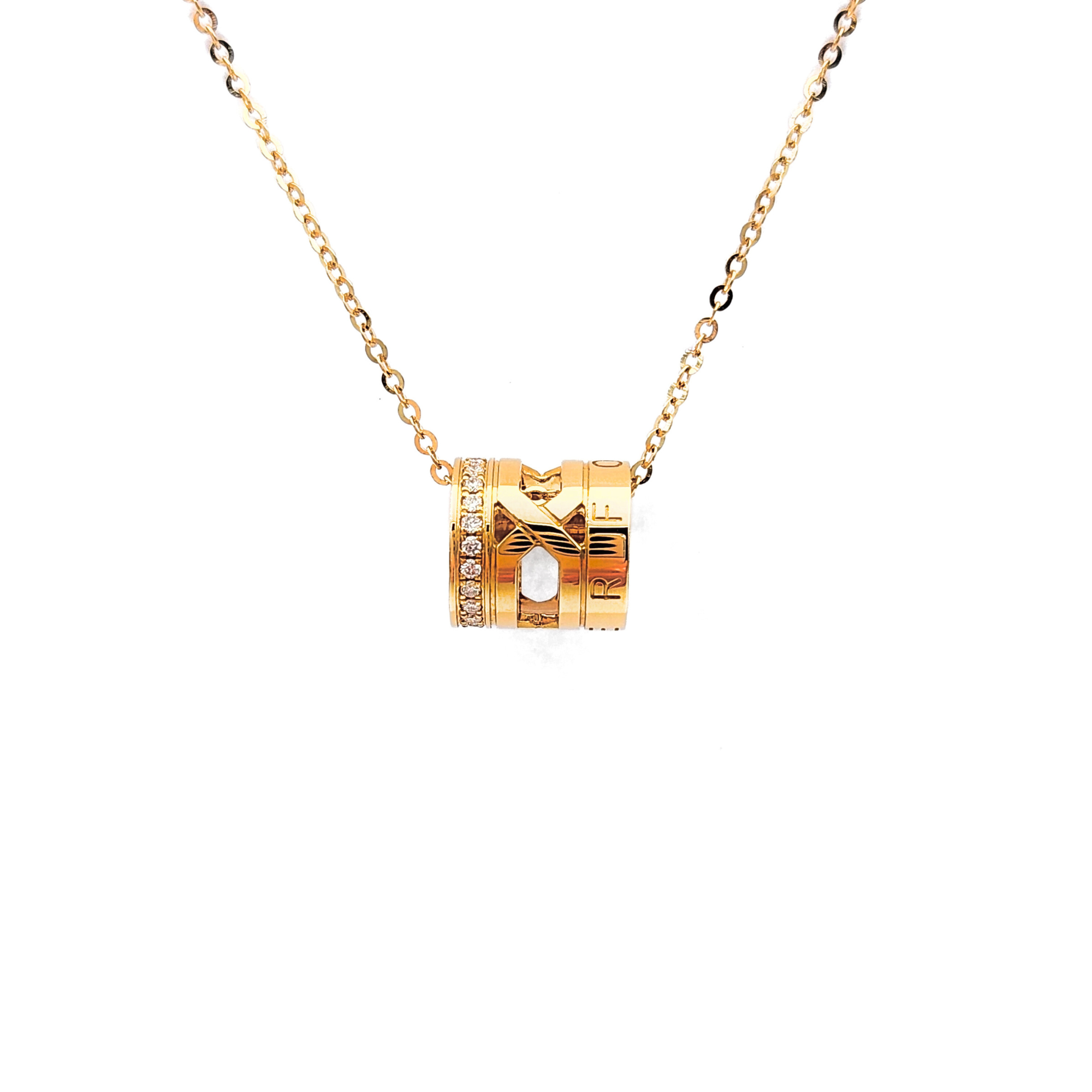 18K Gold Diamond Necklace