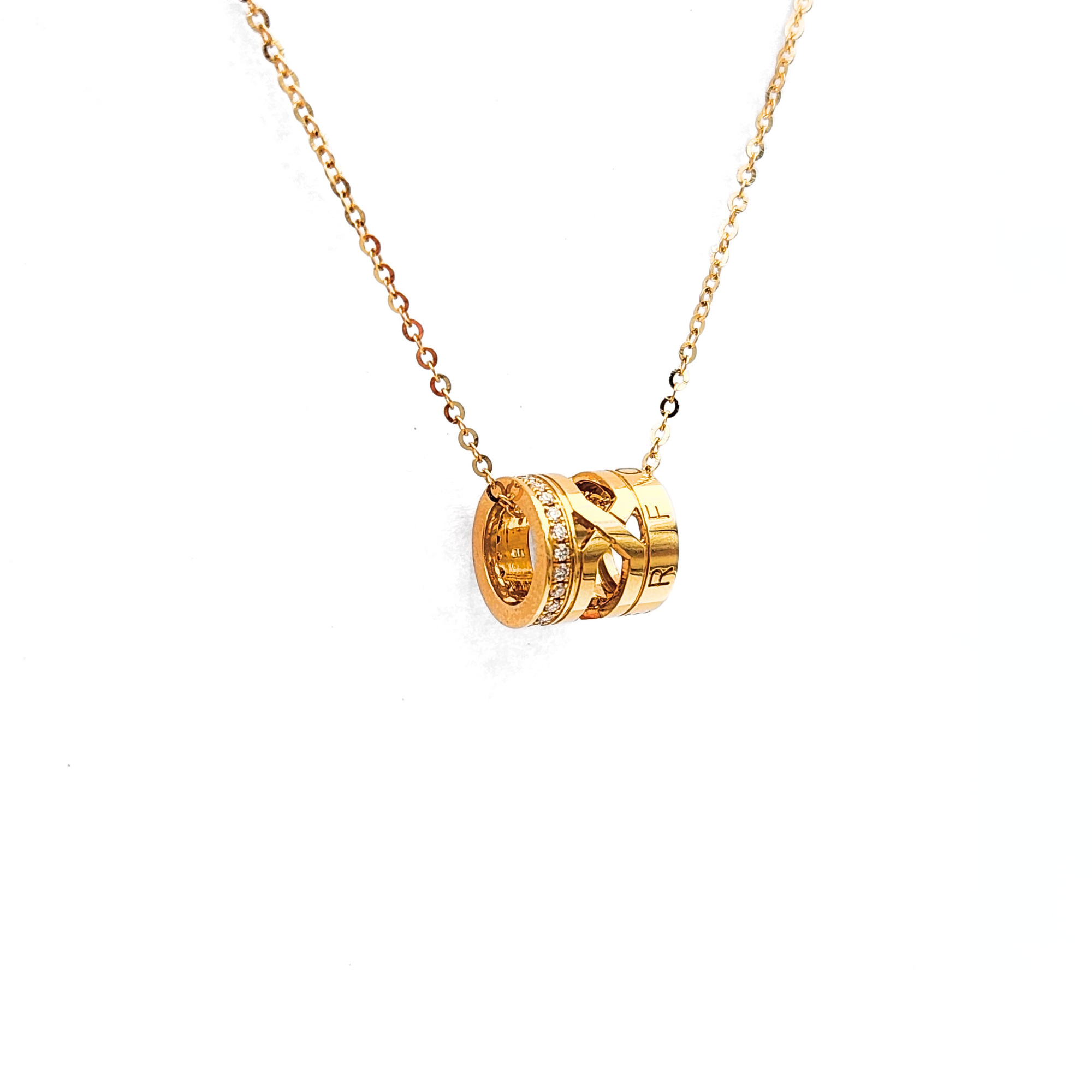 18K Gold Diamond Necklace