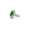 18K White Gold Jadeite Ring